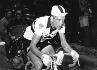Brian Robinson in action during stage 20 of the 1959 Tour de France