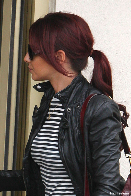 First look! Cheryl Cole&#039;s new red hair! - X Factor, beauty, judge, see, pics, pictures, rehearsals, news, Marie Claire