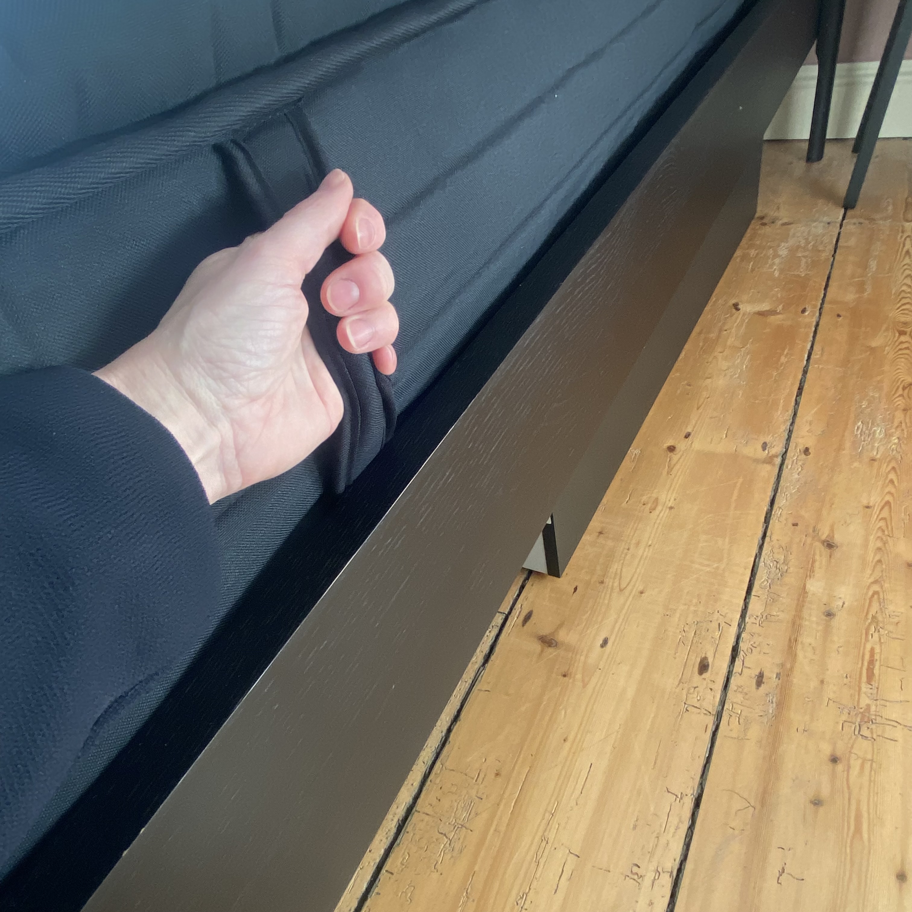 The Origin Hybrid Pro mattress being tested at home