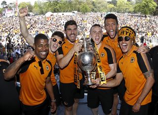Jota helped Wolves win the Championship title in 2018