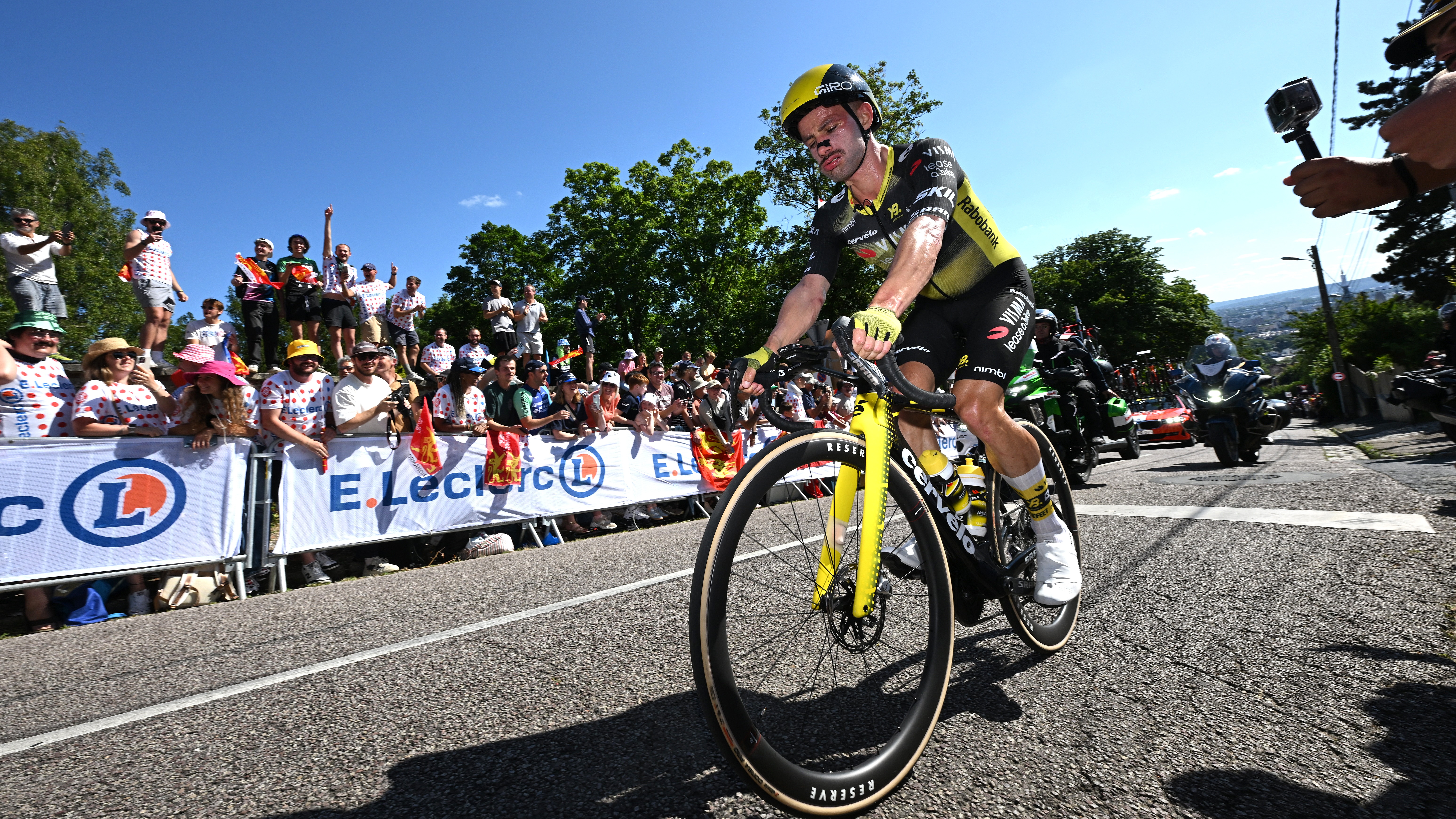Victor Campenaerts riding Tour de France Stage 5