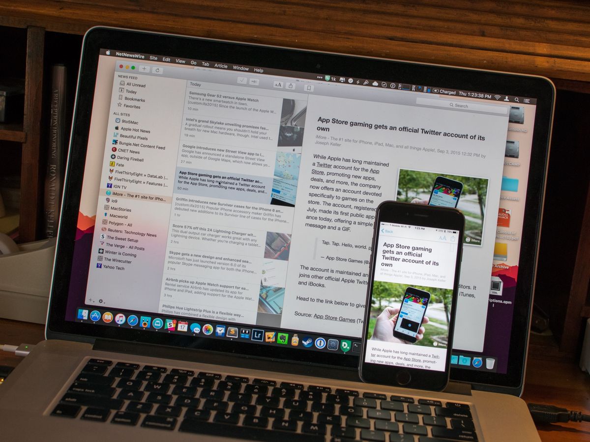 NetNewsWire on Mac