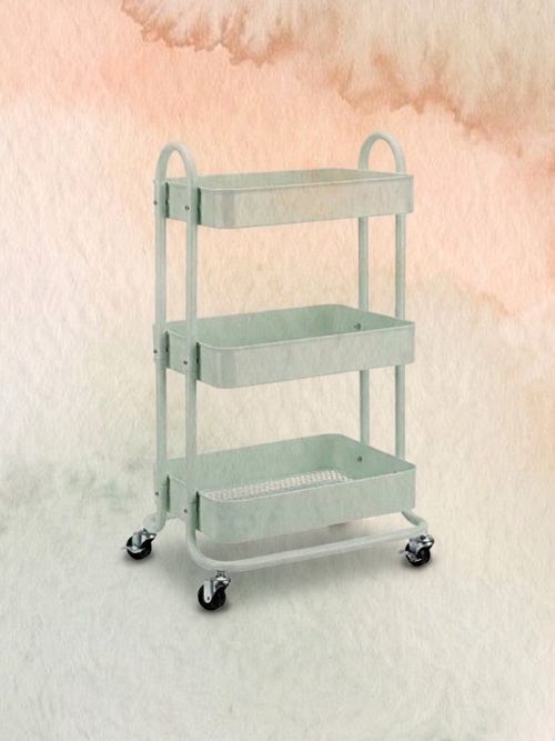 3-Tier Metal Rolling Utility Cart