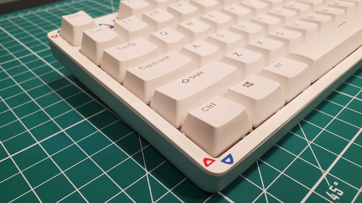 a white keyboard