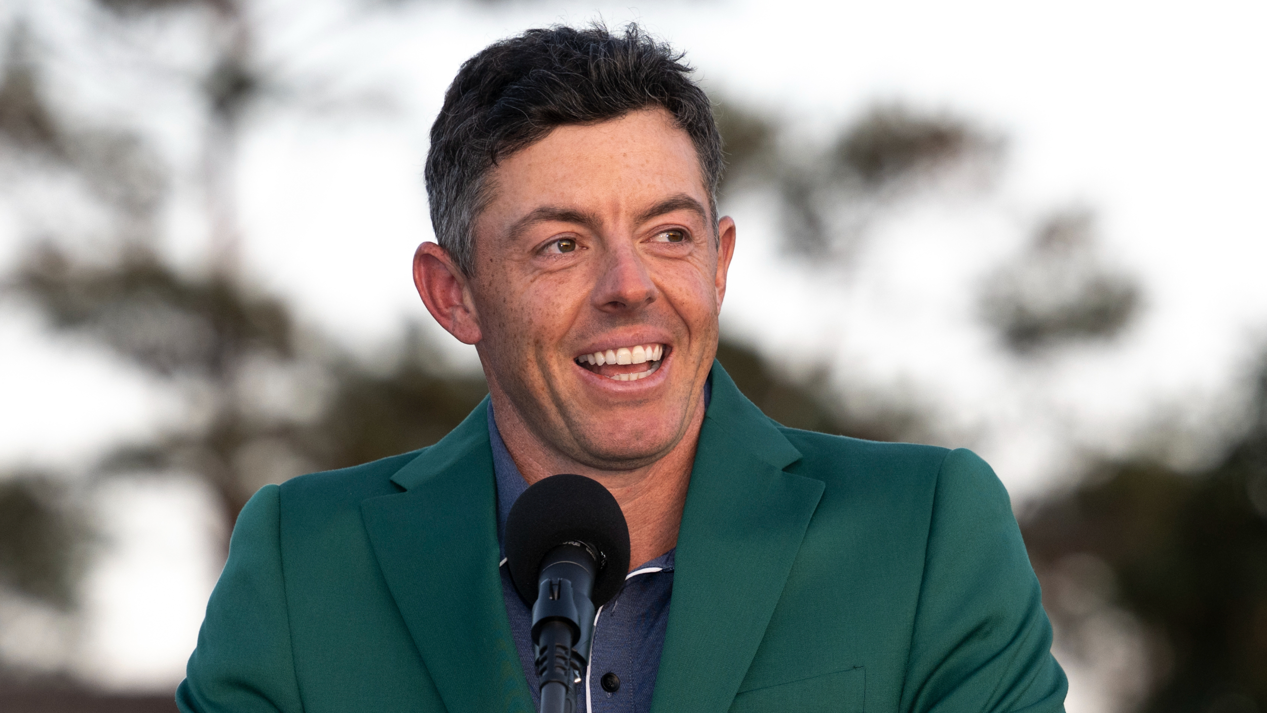 Rory McIlroy wearing the Green Jacket