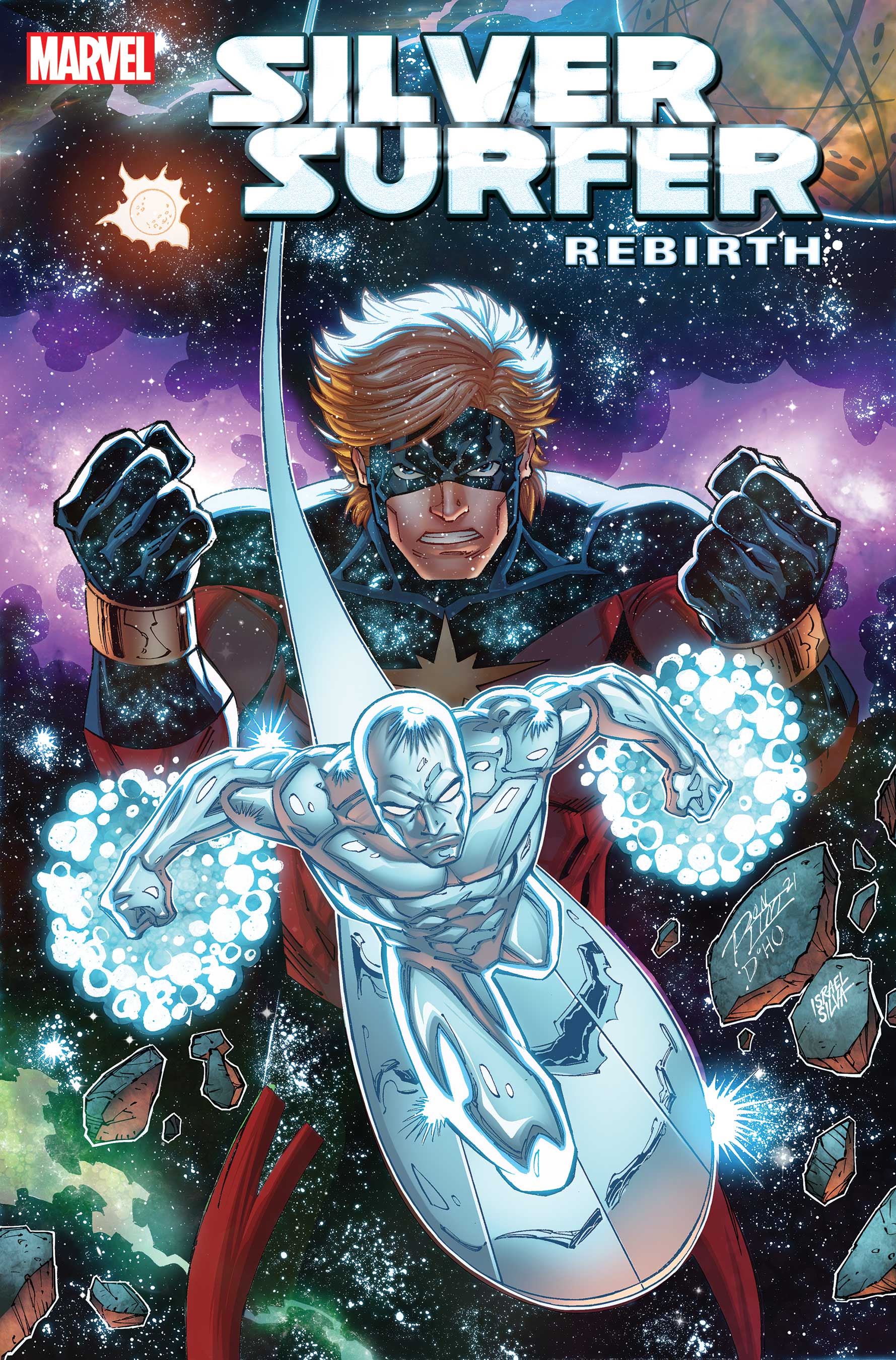 Silver Surfer: Rebirth #1 kapağı