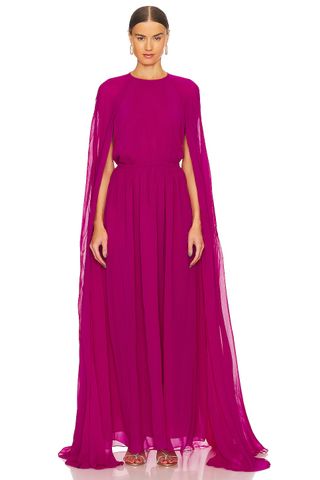 Edomboy Cape Maxi Dress