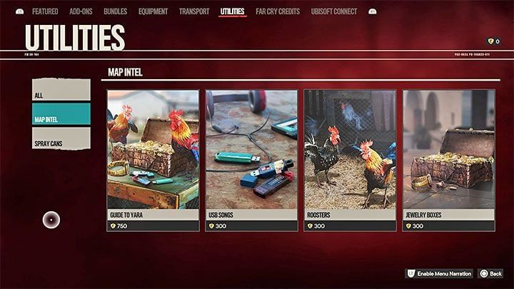 Microtransactions for Far Cry 6.