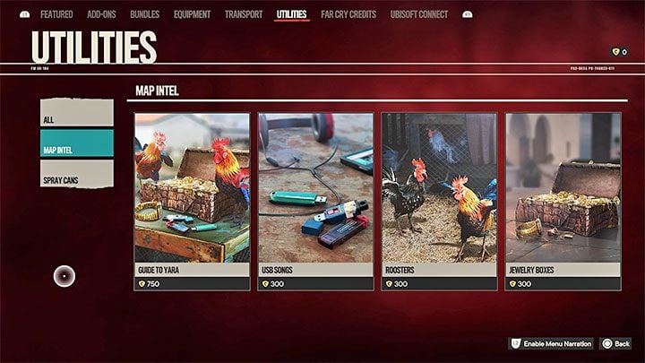 Microtransactions for Far Cry 6.