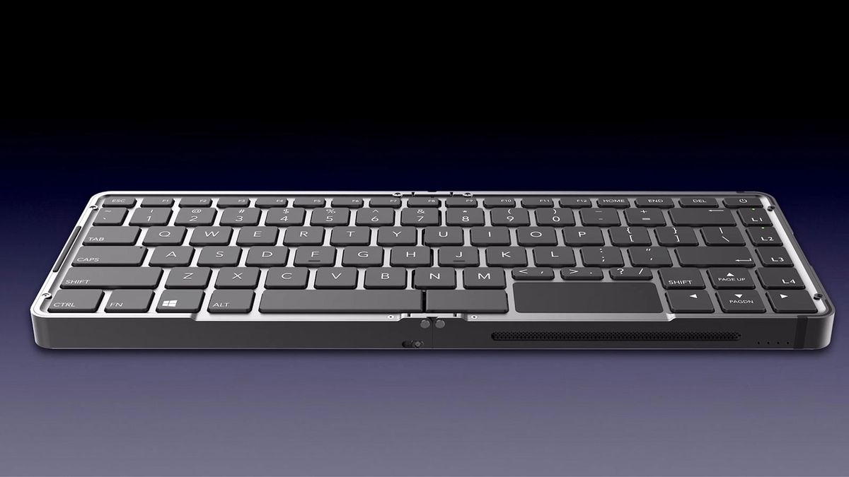 Full AMD Ryzen PC crammed into a folding mini keyboard — includes