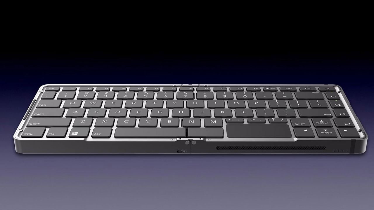 Full AMD Ryzen PC crammed into a folding mini keyboard — includes