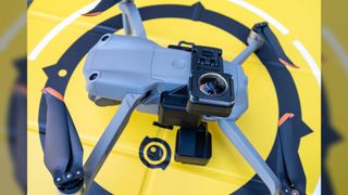 Insta360 Sphere attached to drone