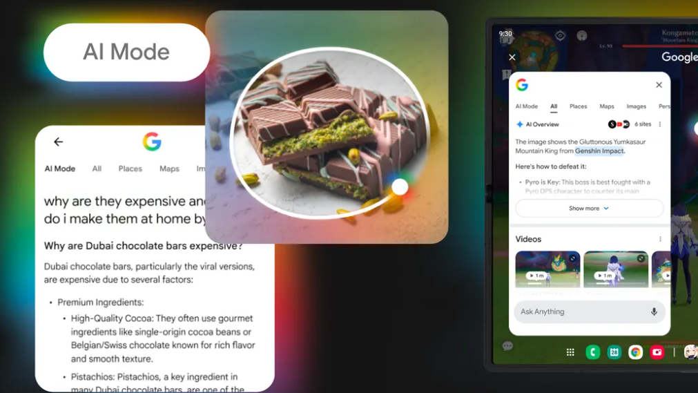 Screenshot of AI Mode