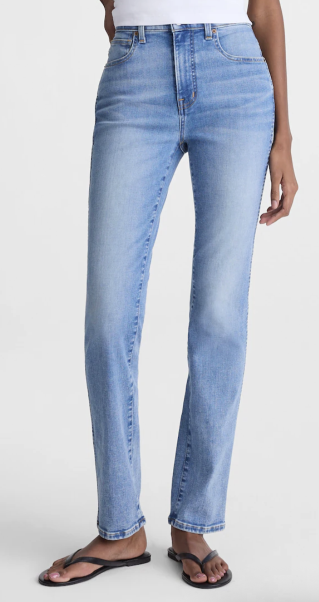 Madewell, The Pencil Jean in Super Stretch Denim