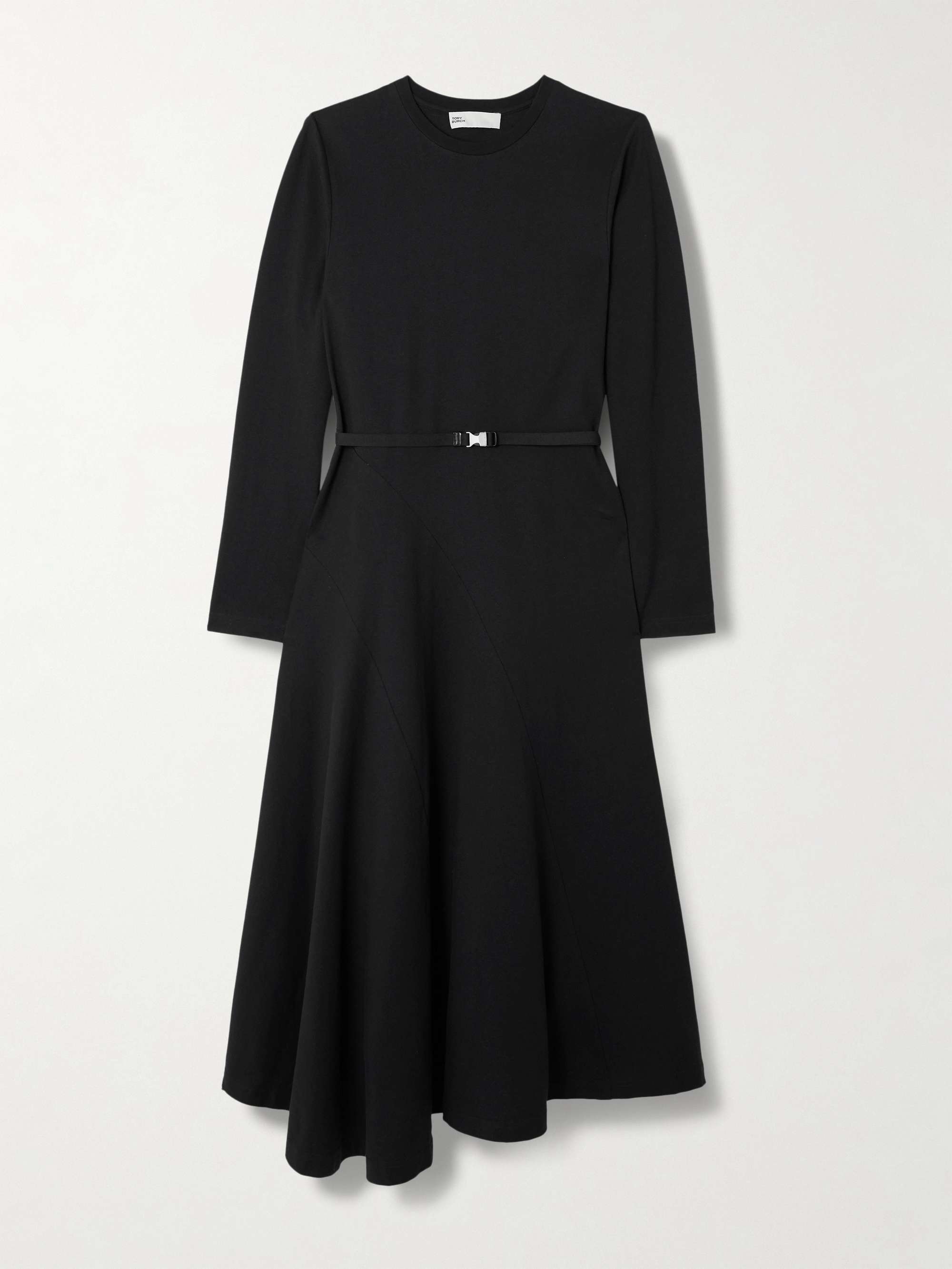 Cotton-Jersey Midi Dress