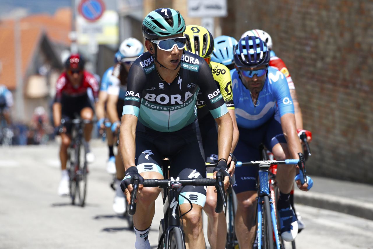 Davide Formolo (Bora-Hansgrohe) in the break