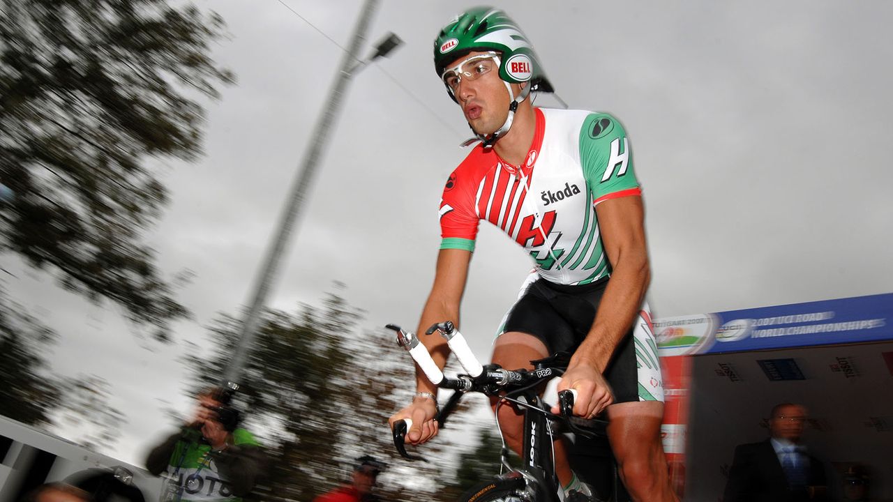 Laszlo Bodrogi during the 2007 time trial in Stuttgart