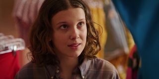 Millie Bobby Brown as Eleven on Stranger Things