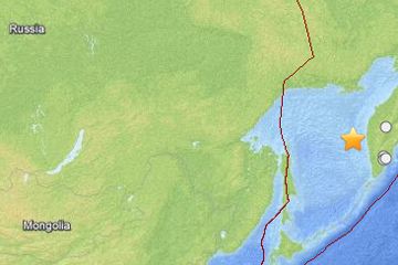 earthquake map