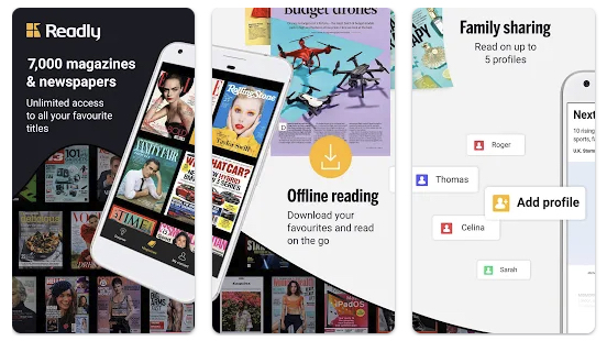 Readly marketing images