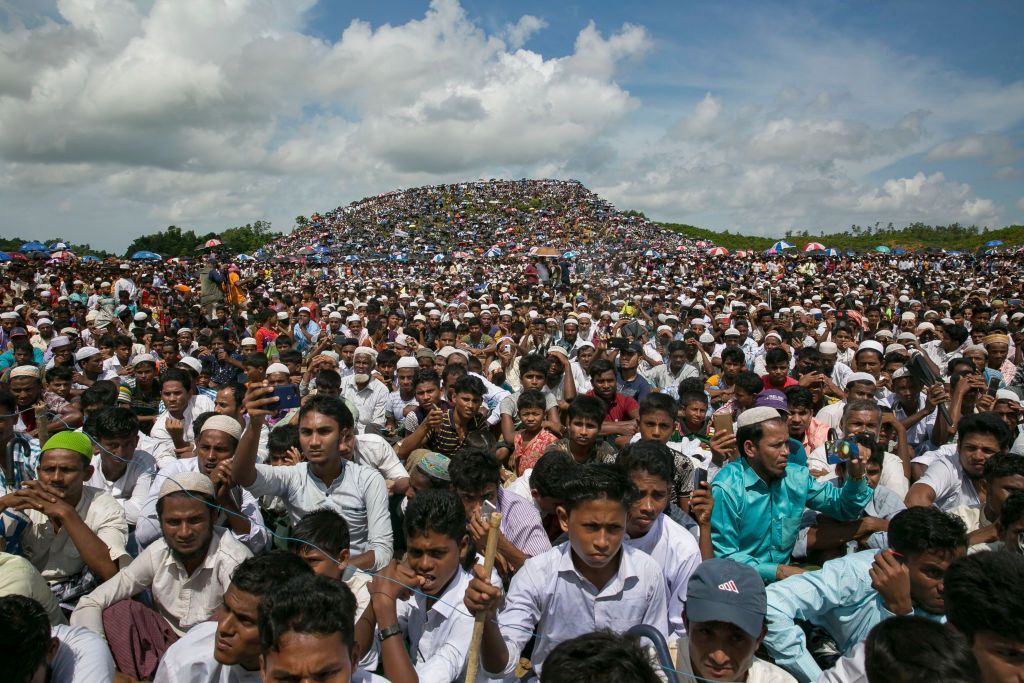 Rohingya refugee rally