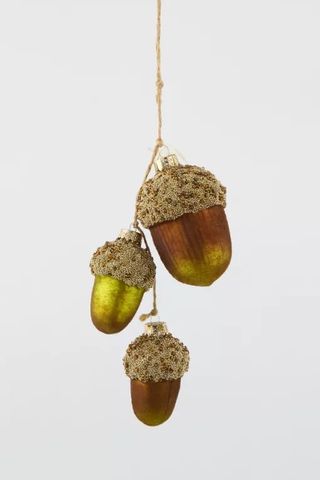 John Lewis Dawn & Dusk String of Acorns Tree Decoration