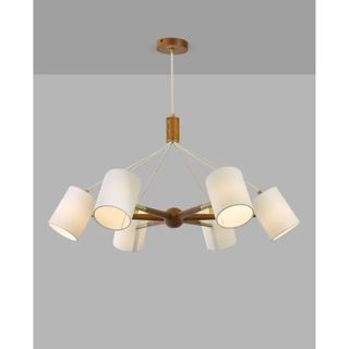 contemporary white chandelier