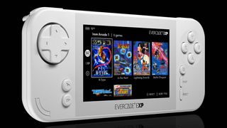 A render of the Evercade EXP console