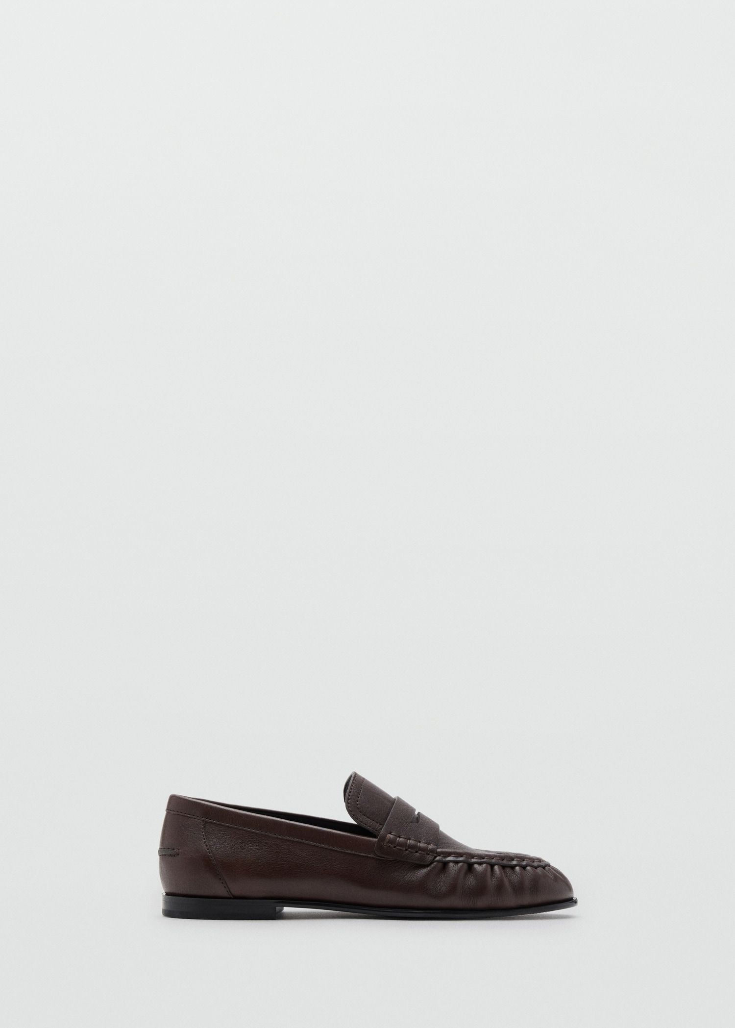 Leather Penny Loafers - Women | Mango Usa