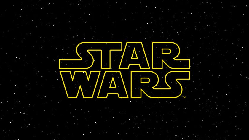 Star Wars logo in the Star Wars logo font