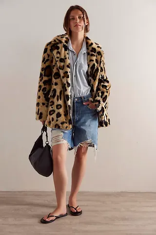 Bella Leopard Coat