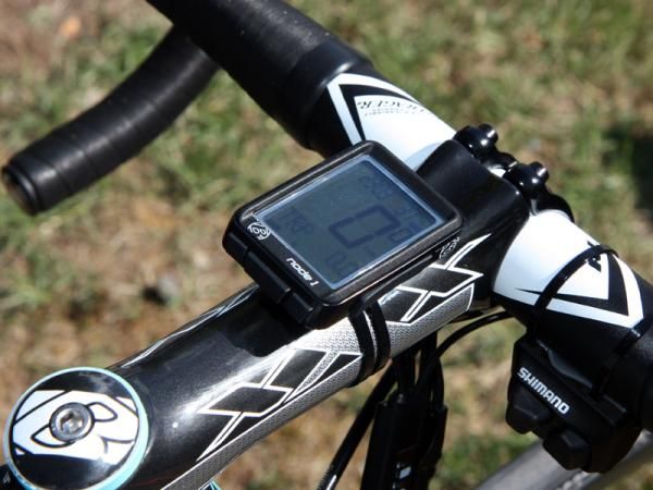 A Bontrager Node 1 computer helps Andy Schleck (Leopard Trek) keep track of critical data during each stage.