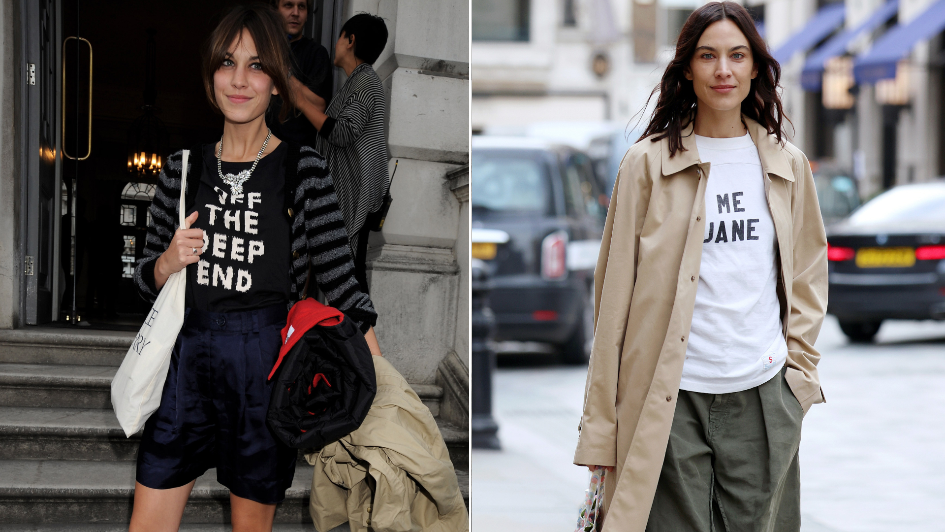 Alexa Chung wore graphic tees from 2008 to 2026