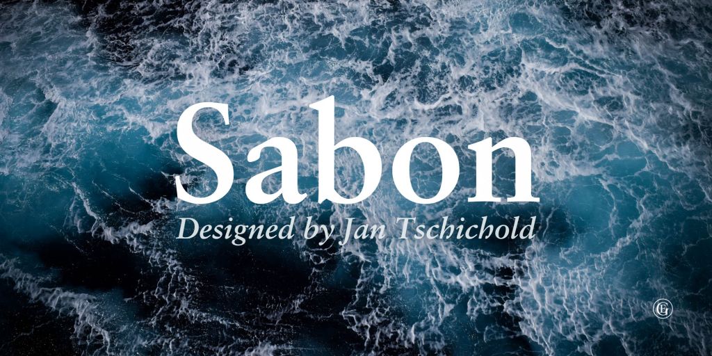 The Sabon typeface was originally released in 1967