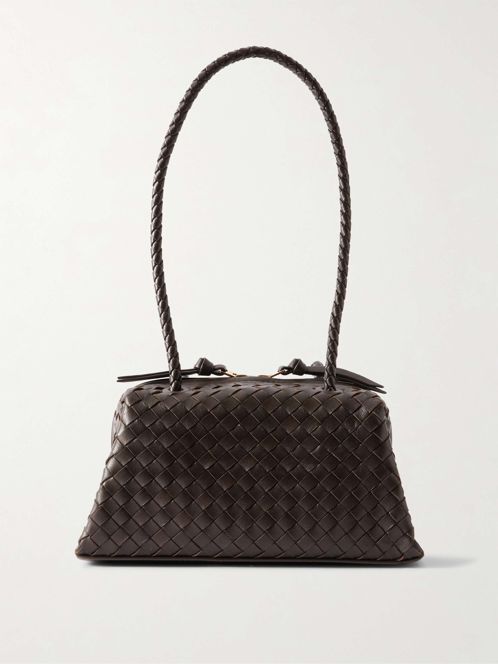 Tokyo Intrecciato Leather Shoulder Bag