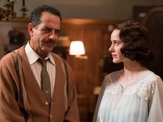 Tony Shalhoub and Rachel Brosnahan in 'The Marvelous Mrs. Maisel'