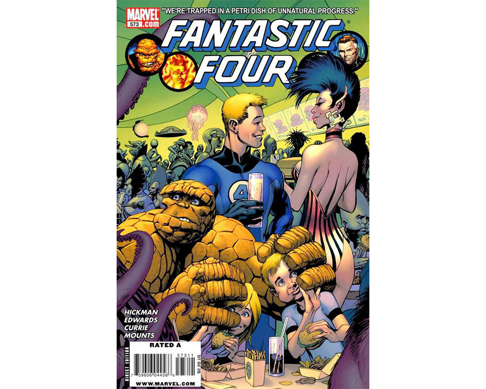 Fantastic Four comic art