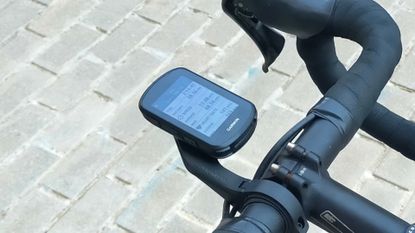 Garmin Edge 840 mounted on a road bike