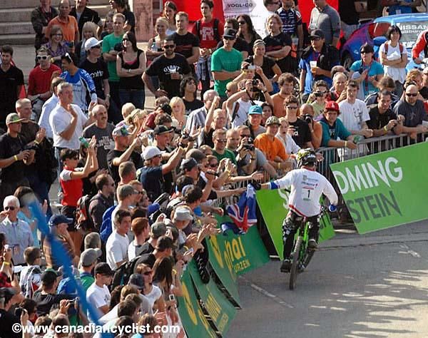 Sam Hill after winning