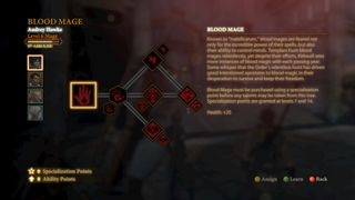 Dragon Age 2 Blood Mage Specialization