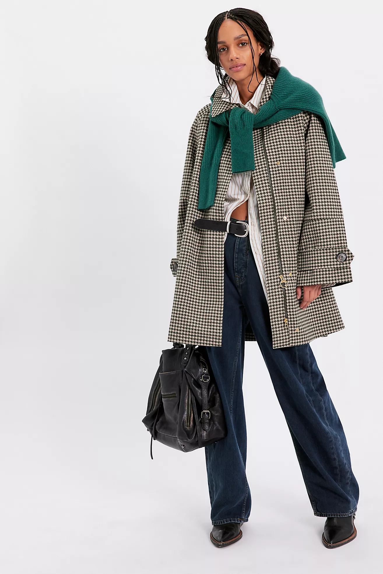 Barbour Kennedy Check Showerproof Jacket