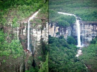 Waterfalls in Colombia's Chiribiquete National Park. 