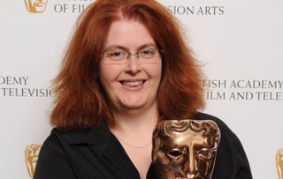 Sally Wainwright wins BAFTA in 2013 Photo by Richard Kendal
