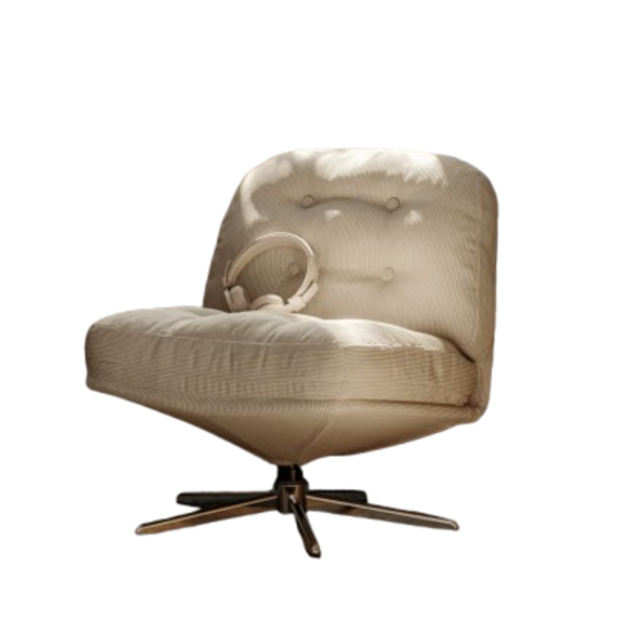 IKEA DYVLINGE Swivel easy chair in beige