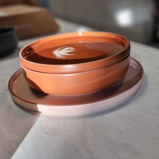 Image of plate bowls during testing