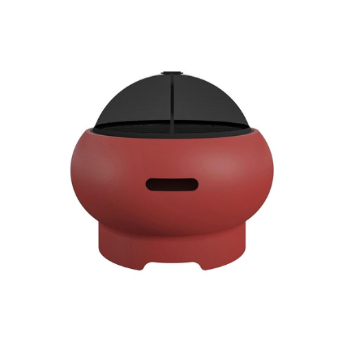 Novogratz Red Garden Outdoor Asher Fire Pit