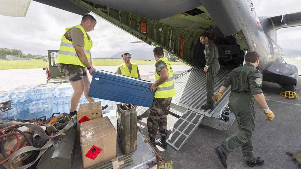 Aid arrives in Vanuatu.