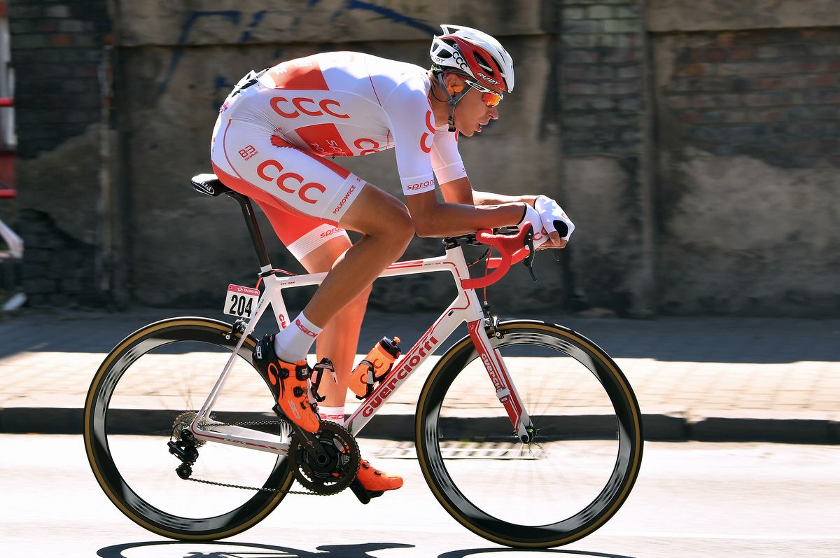 Adrian Kurek (CCC Sprandi Polkowice) in TT mode
