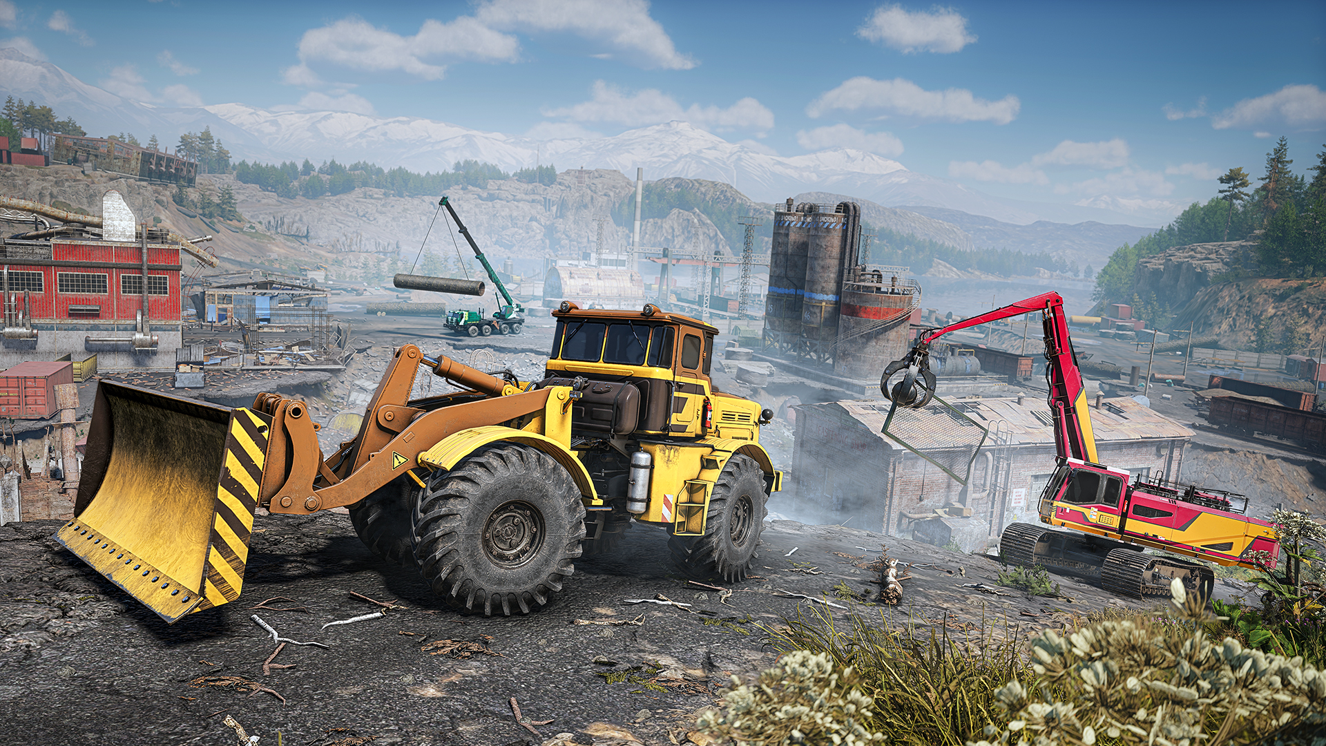 This hardcore driving sim about rebuilding towns after natural disasters is, surprisingly, a super-chill hangout game for up to 4 friends