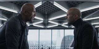Hobbs and Shaw in each other's faces
